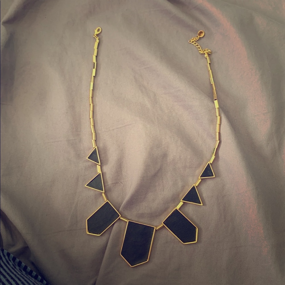 HOUSE OF HARLOW 14K Leather Necklace